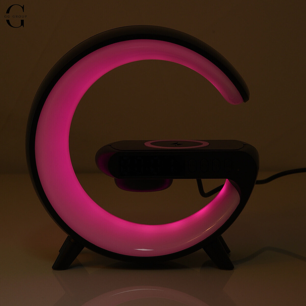 Нічник Smart Light Sound Machine з бездротовою зарядкою та Bluetooth колонкою-Small